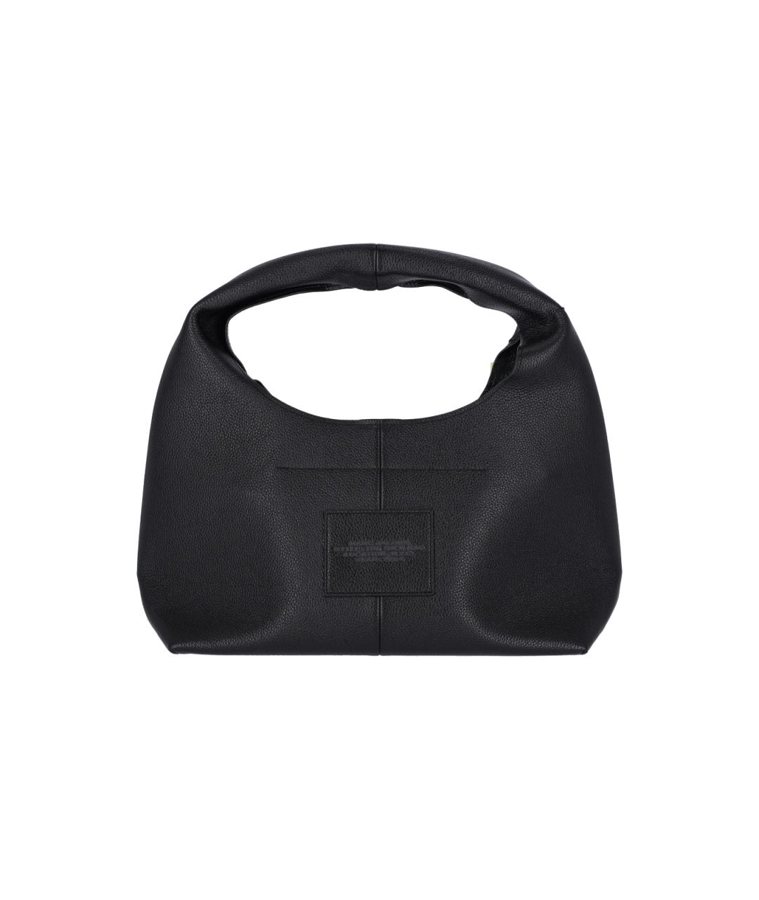 MARC JACOBS Черная кожаная сумка с короткими ручками, фото 3