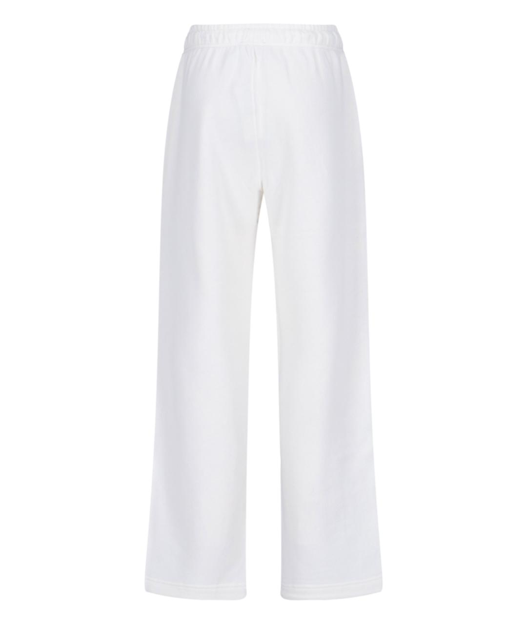 POLO RALPH LAUREN Белые хлопковые прямые брюки, фото 2