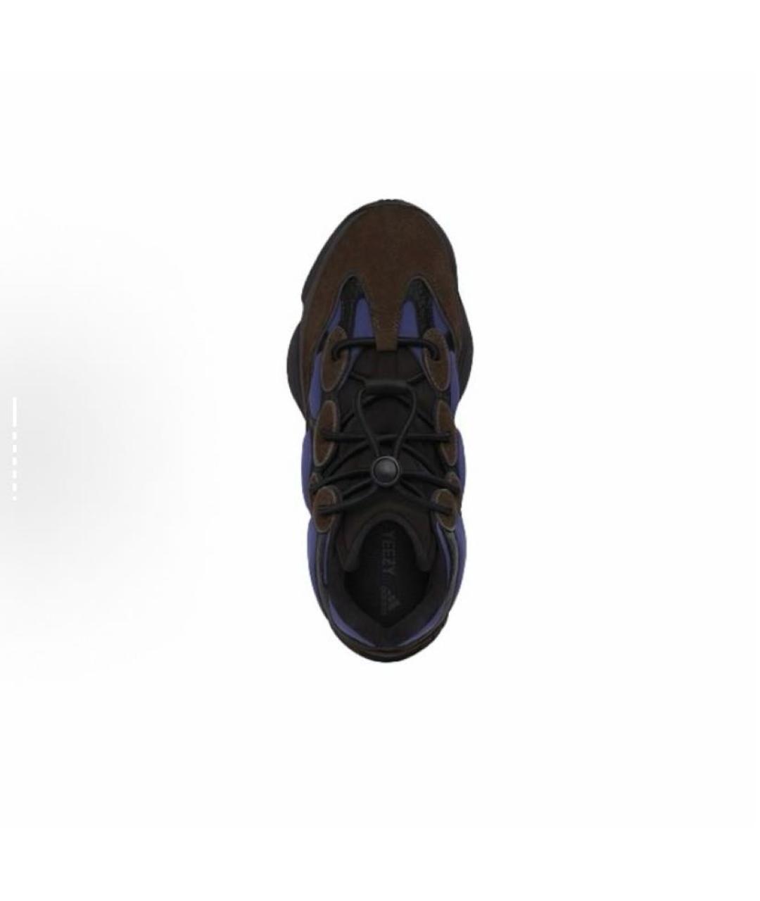 ADIDAS YEEZY Черные замшевые кроссовки, фото 5
