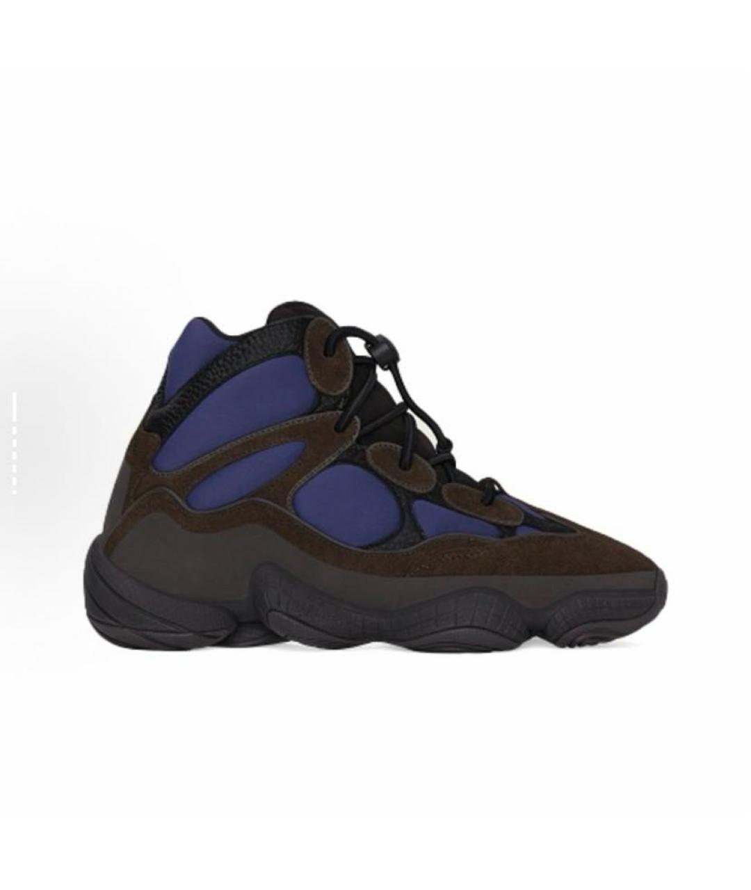 ADIDAS YEEZY Черные замшевые кроссовки, фото 4