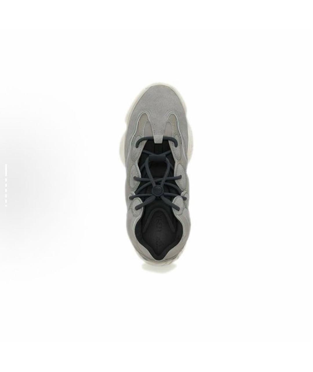 ADIDAS YEEZY Бежевые замшевые кроссовки, фото 6