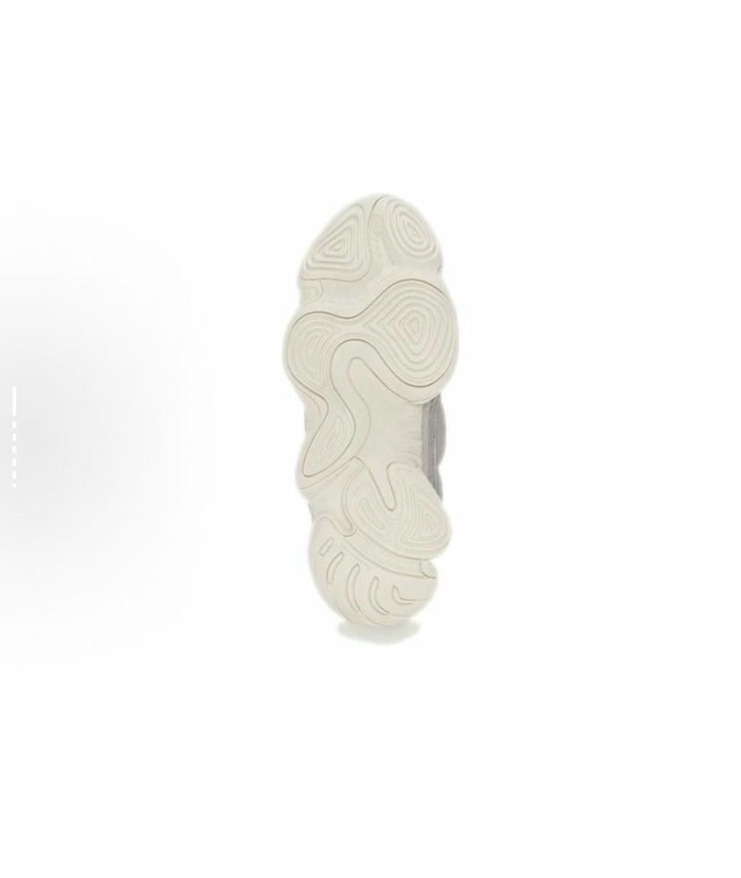ADIDAS YEEZY Бежевые замшевые кроссовки, фото 7