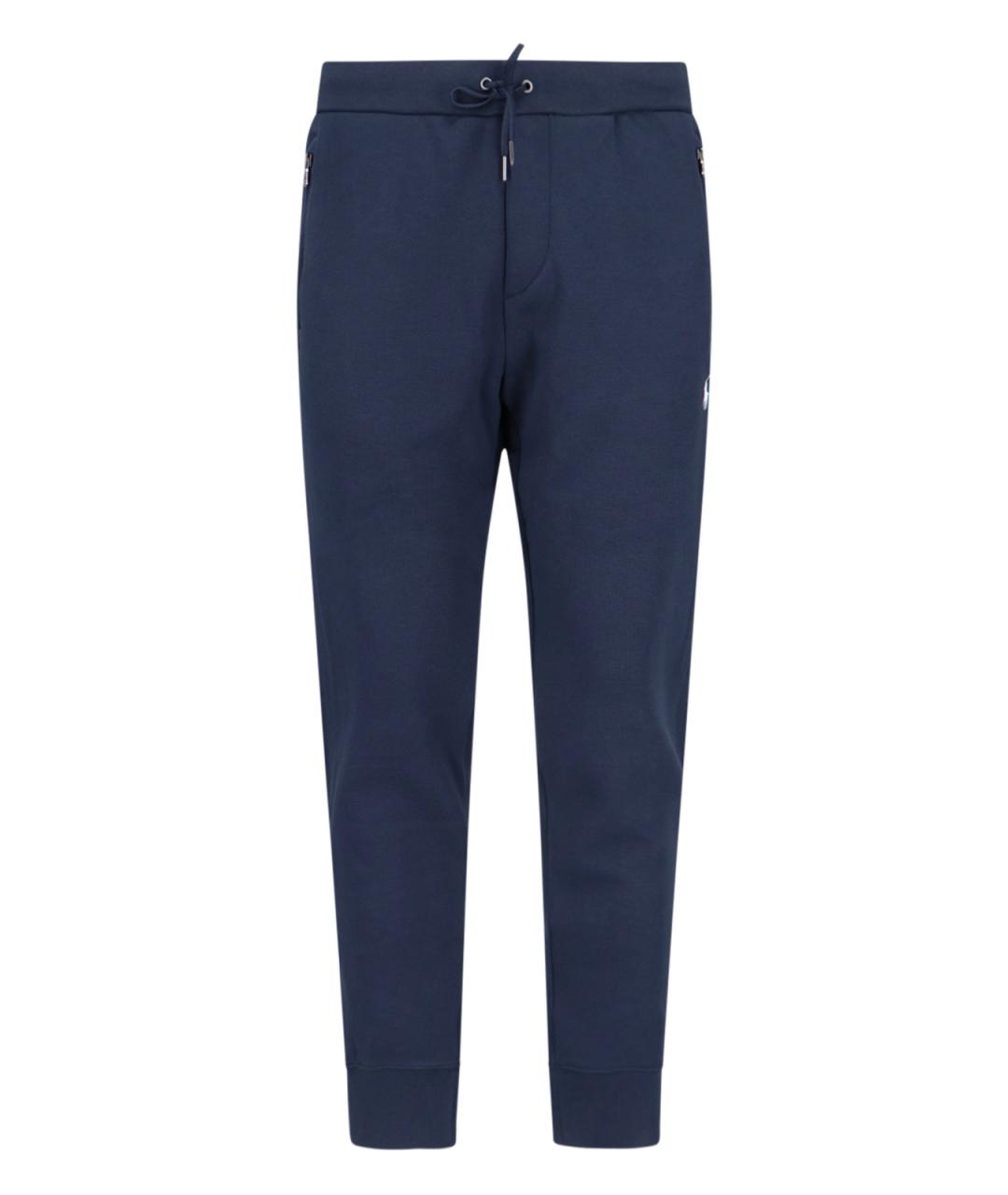 POLO RALPH LAUREN Синие хлопковые повседневные брюки, фото 1