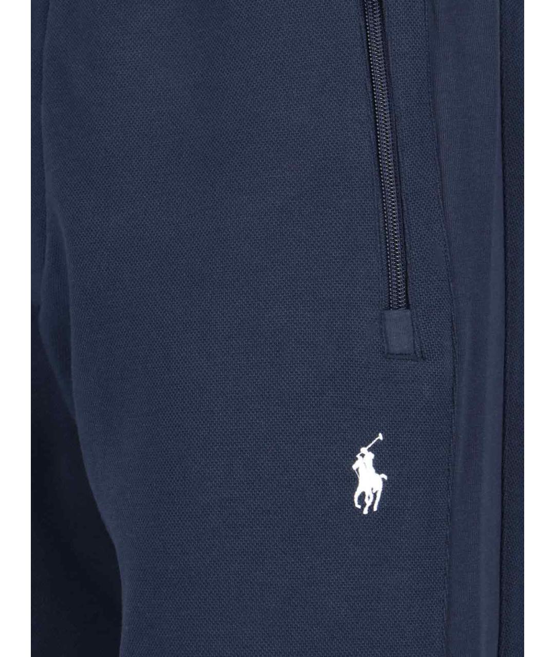 POLO RALPH LAUREN Синие хлопковые повседневные брюки, фото 3