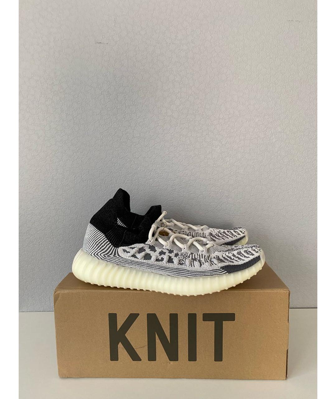 ADIDAS YEEZY Белые текстильные кроссовки, фото 3