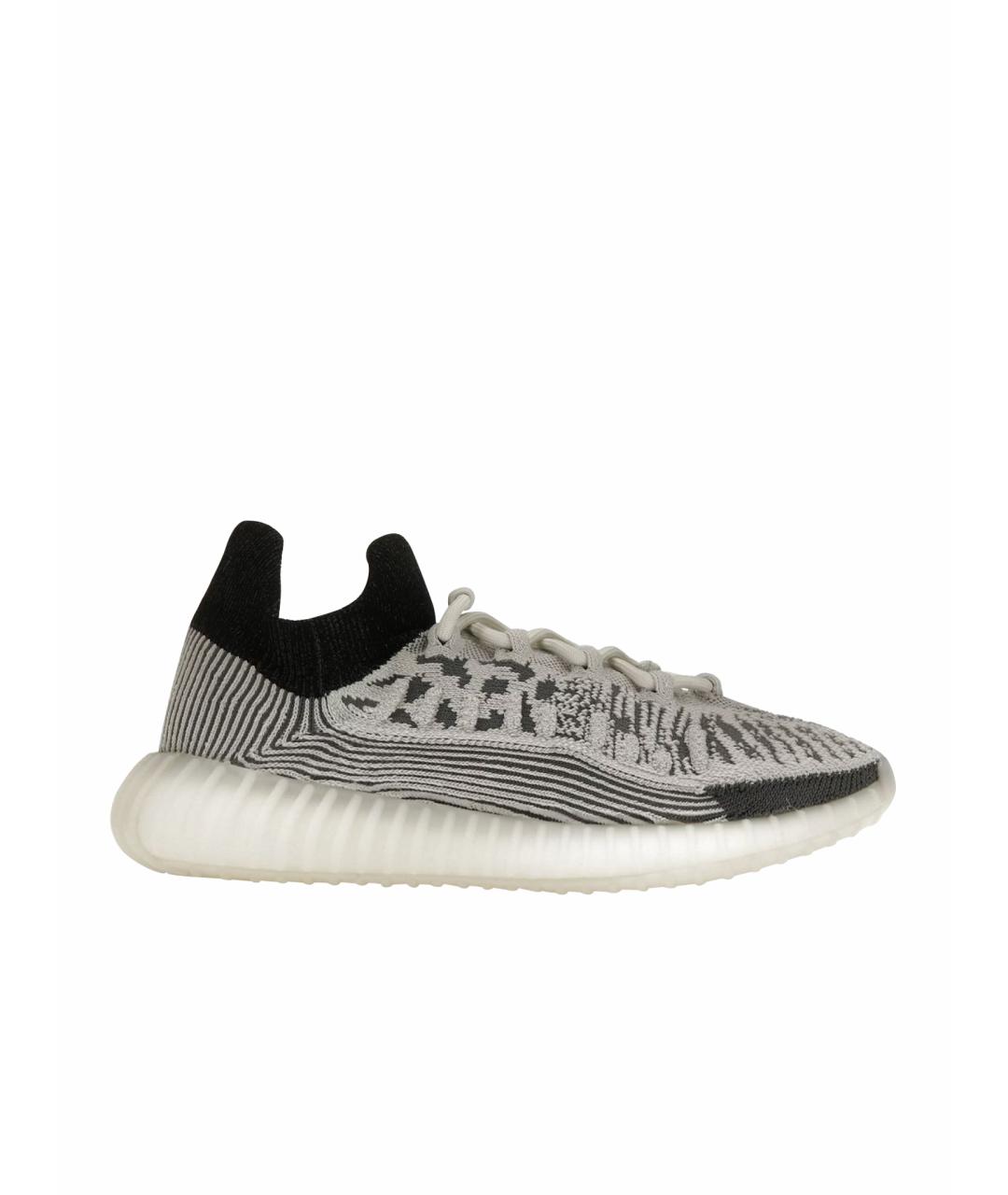 ADIDAS YEEZY Белые текстильные кроссовки, фото 1