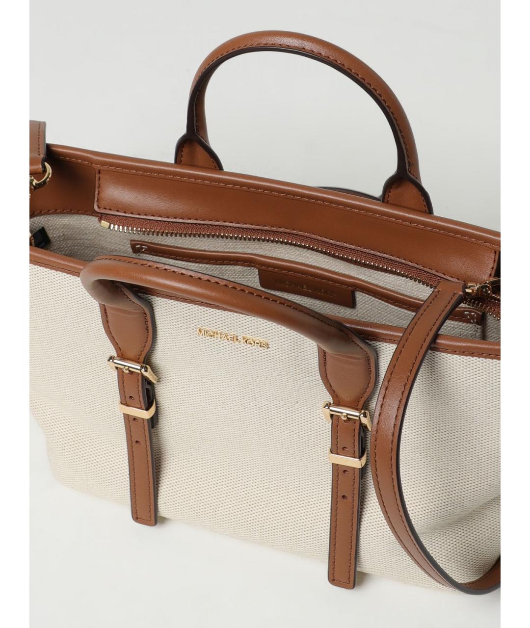 MICHAEL KORS Бежевая сумка тоут, фото 3