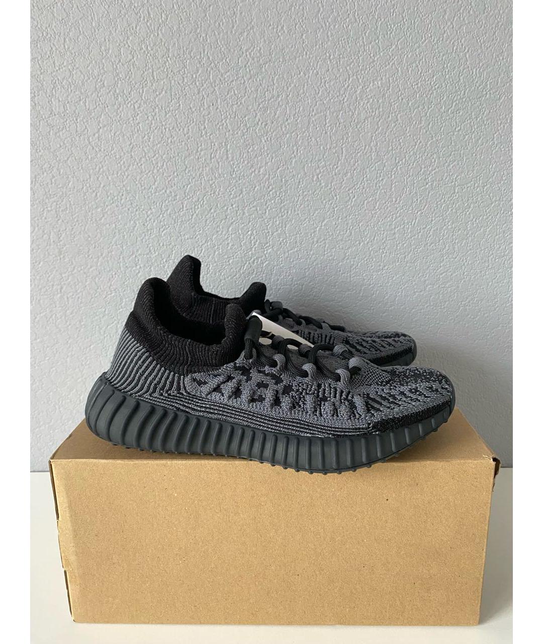 ADIDAS YEEZY Черные текстильные кроссовки, фото 4