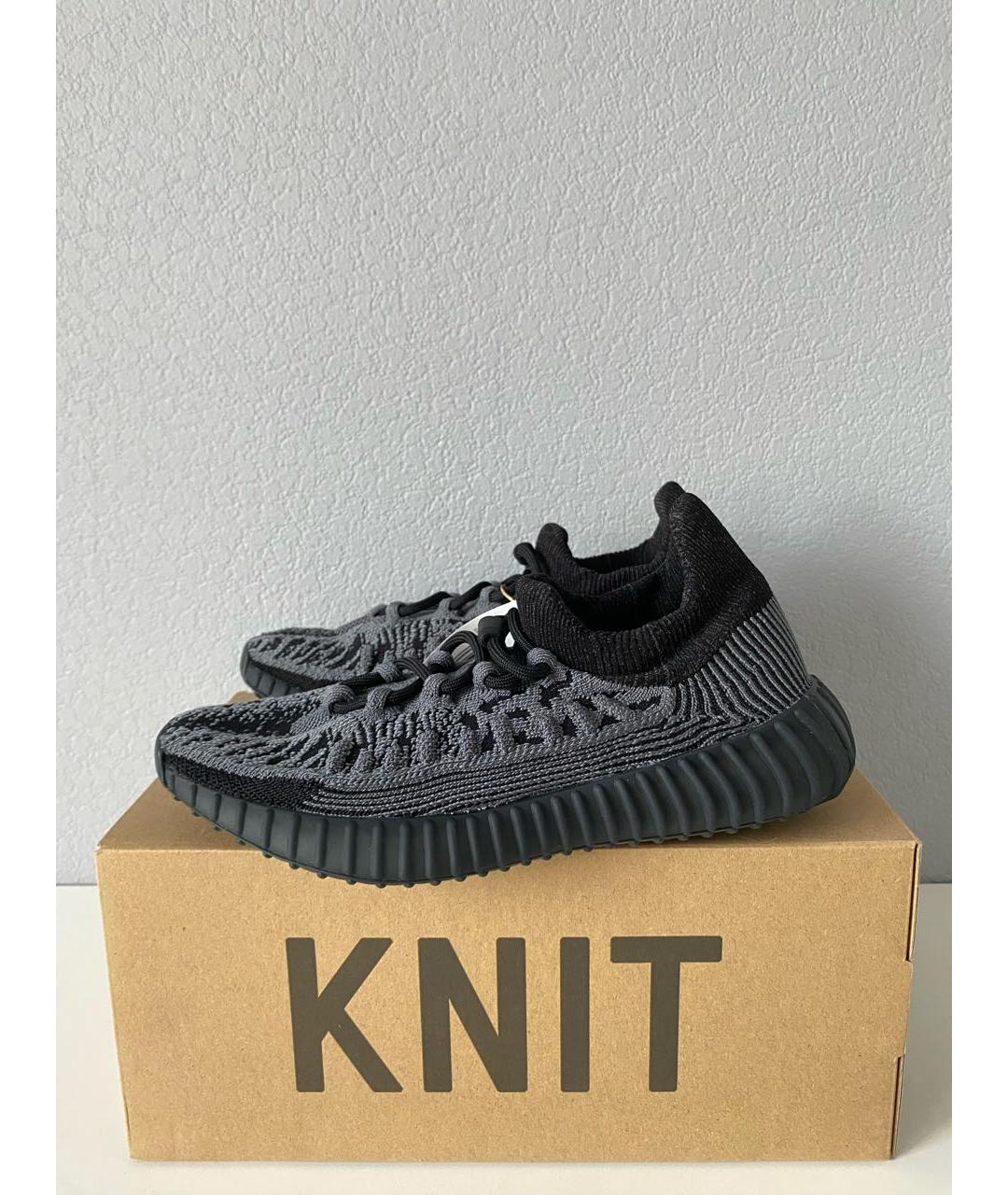 ADIDAS YEEZY Черные текстильные кроссовки, фото 3
