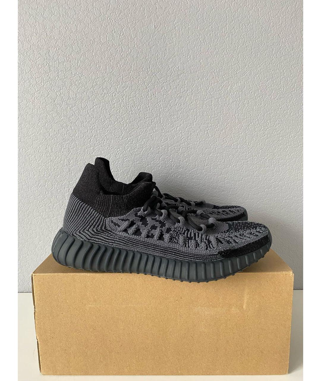 ADIDAS YEEZY Черные текстильные кроссовки, фото 4