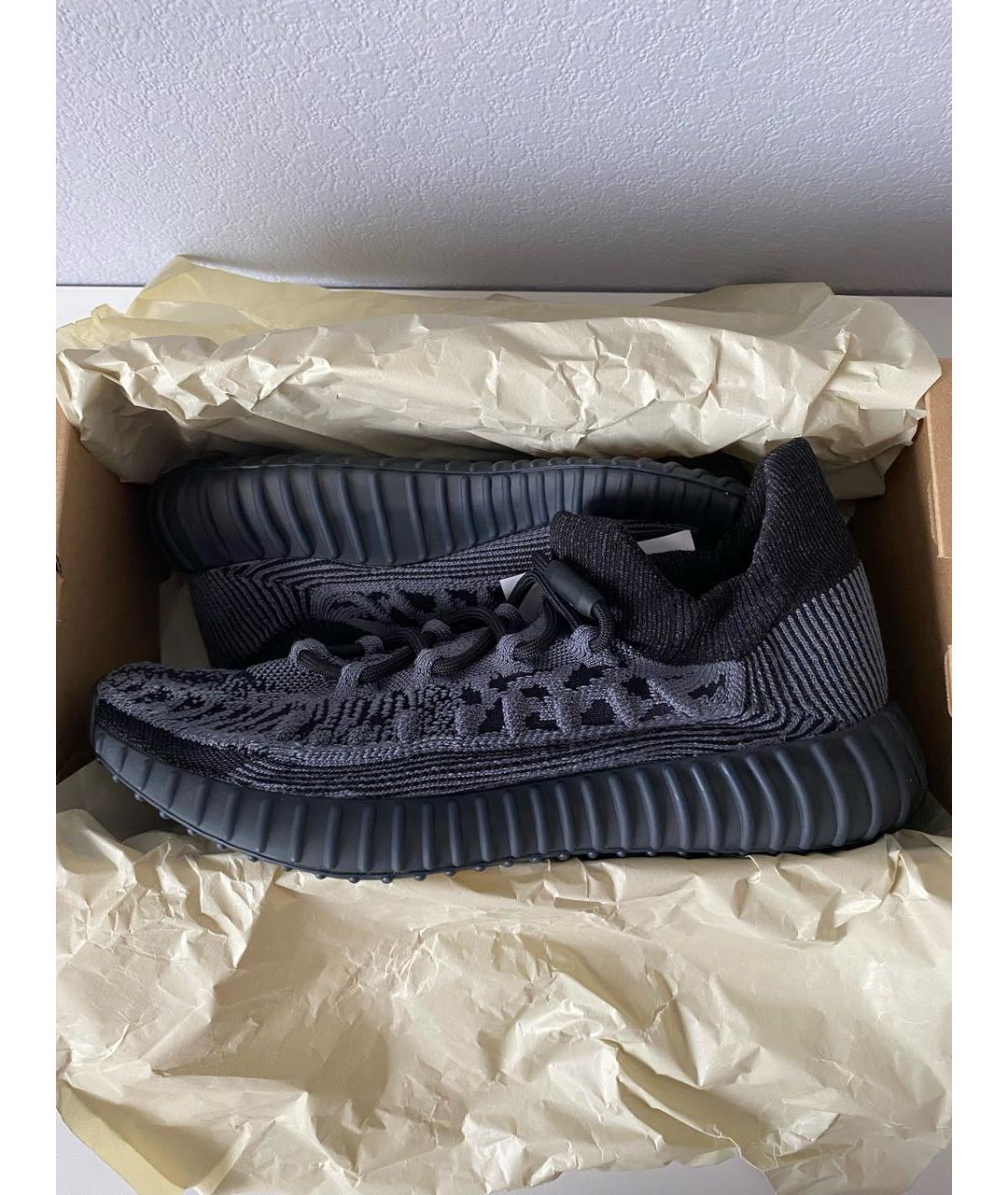 ADIDAS YEEZY Черные текстильные кроссовки, фото 2