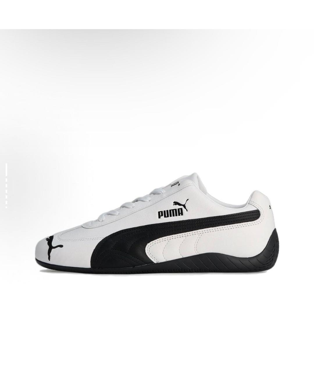 PUMA Белые замшевые низкие кроссовки / кеды, фото 6