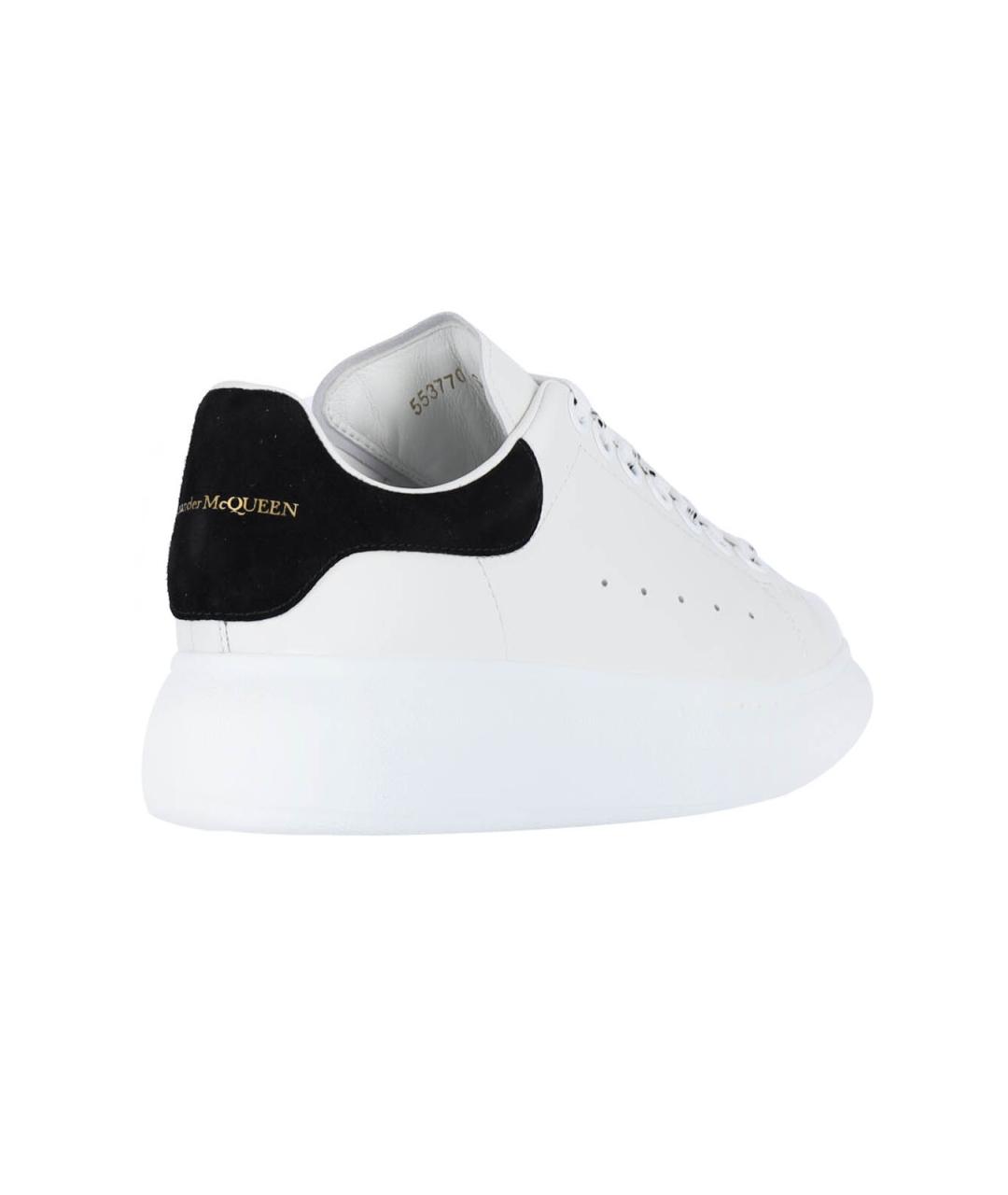 ALEXANDER MCQUEEN Белые кожаные кеды, фото 4