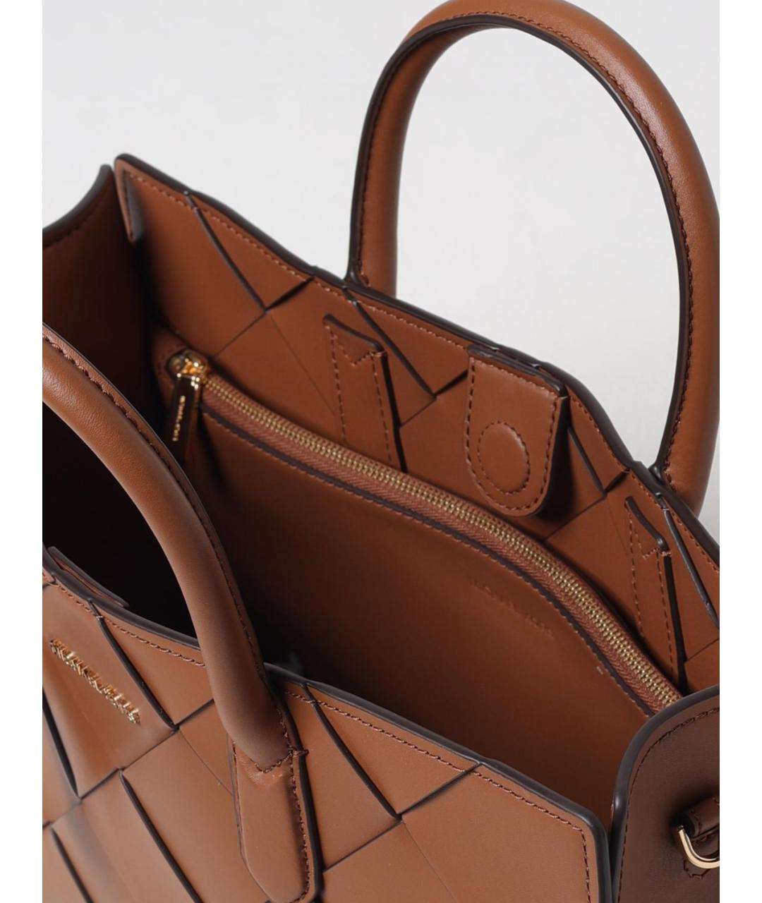 MICHAEL KORS Коричневая сумка тоут, фото 3