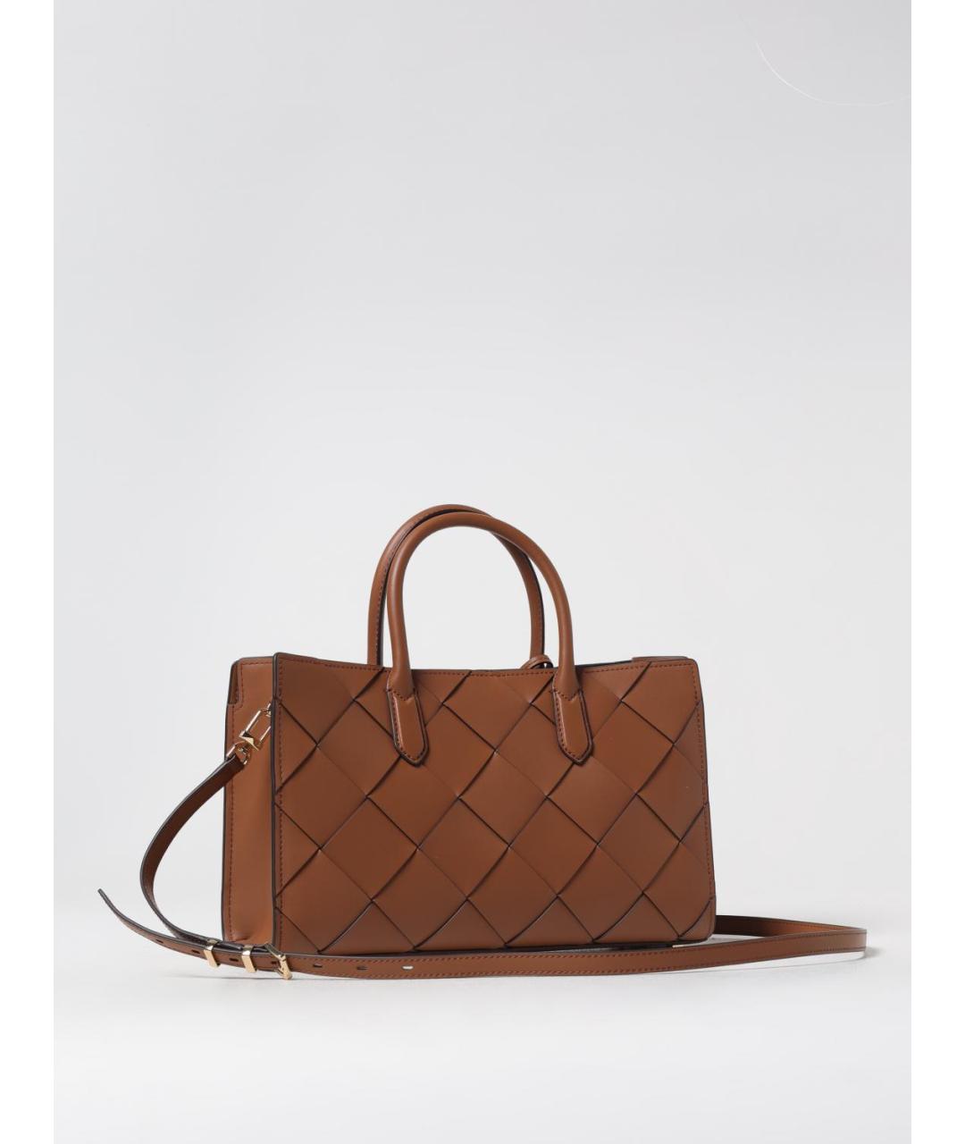 MICHAEL KORS Коричневая сумка тоут, фото 2
