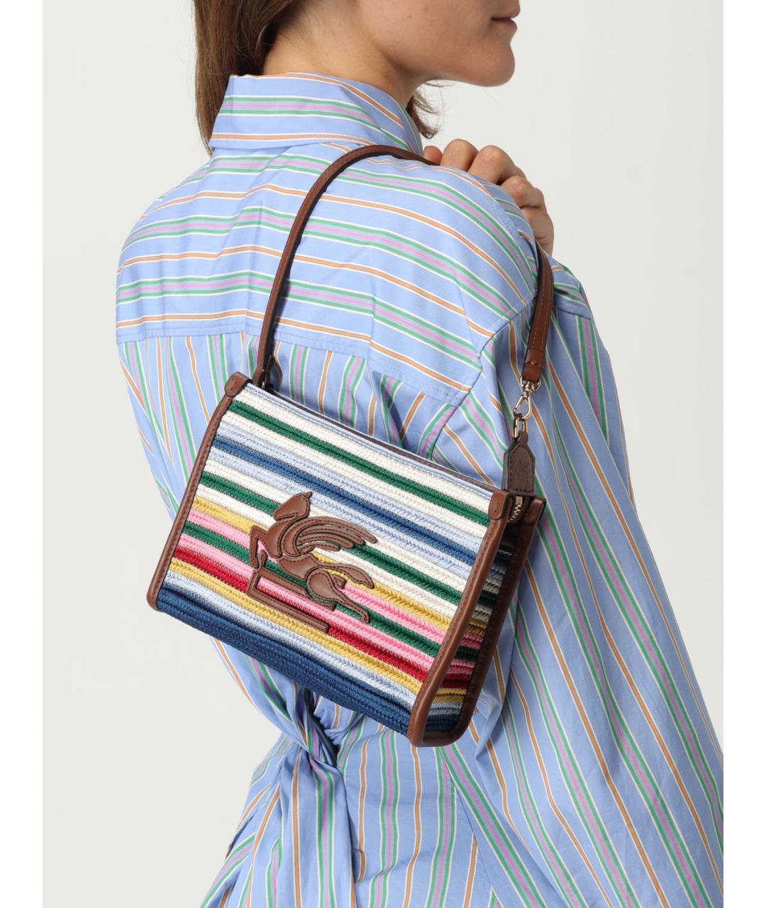 ETRO Мульти пелетеная сумка через плечо, фото 2