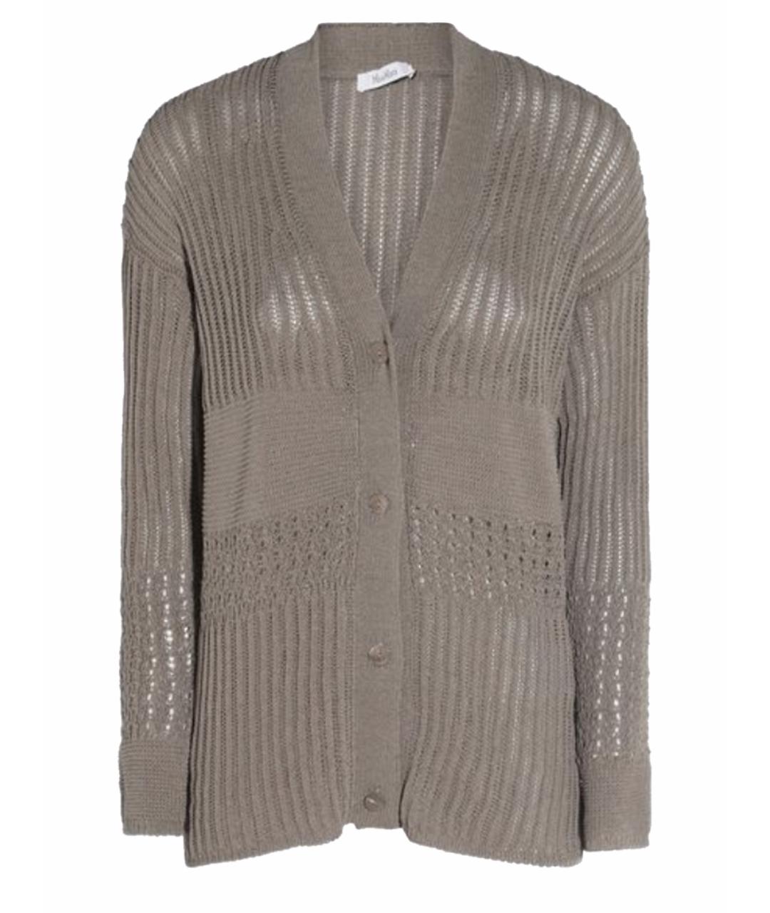 MAX MARA Серый кардиган, фото 1