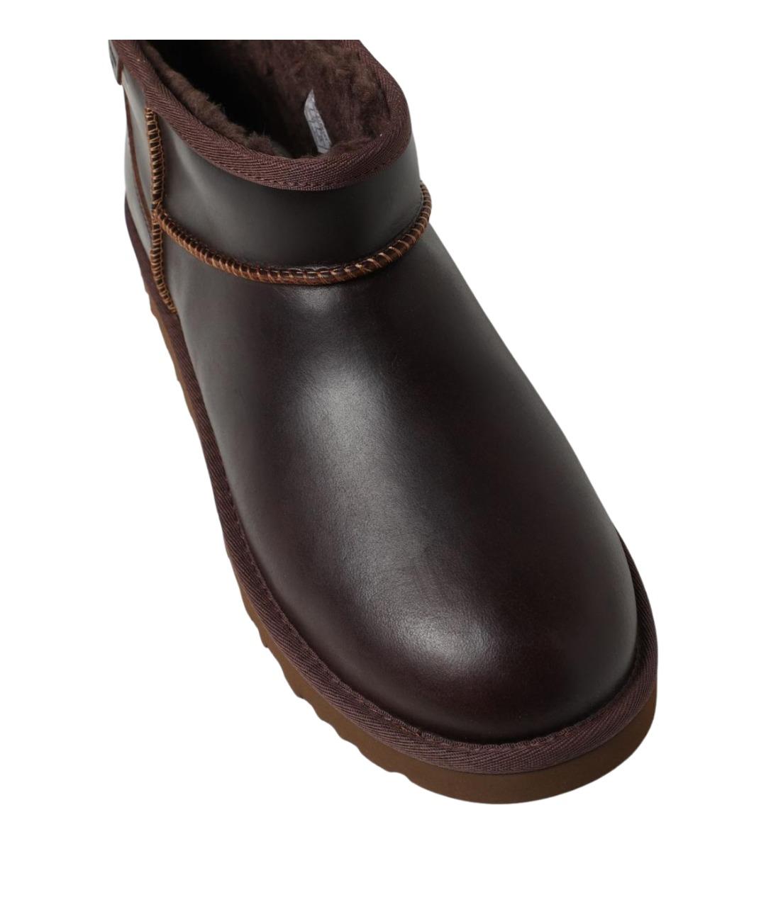 UGG AUSTRALIA Коричневые низкие ботинки, фото 4