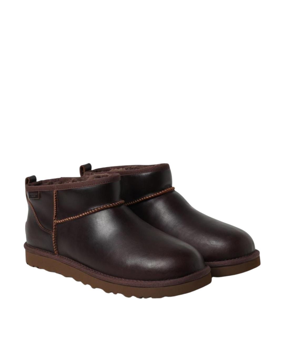 UGG AUSTRALIA Коричневые низкие ботинки, фото 2