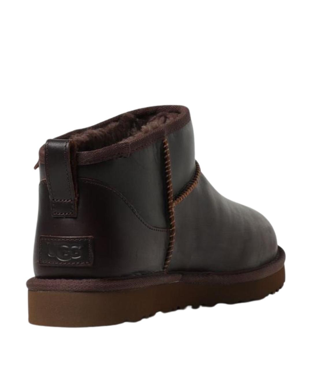 UGG AUSTRALIA Коричневые низкие ботинки, фото 3