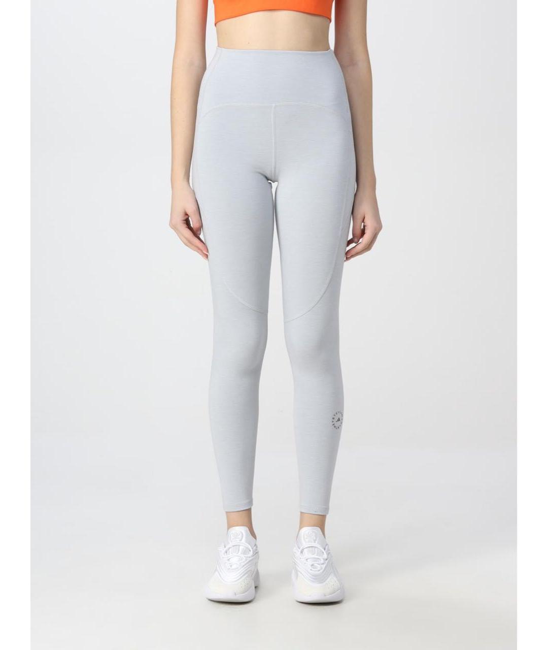 ADIDAS BY STELLA MCCARTNEY Серые хлопковые спортивные брюки и шорты, фото 5
