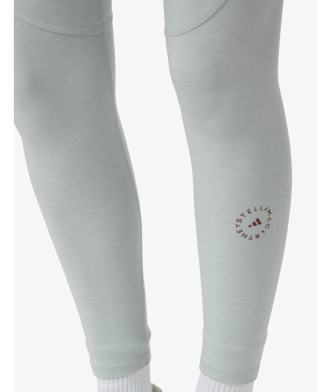 ADIDAS BY STELLA MCCARTNEY Серые хлопковые спортивные брюки и шорты, фото 4