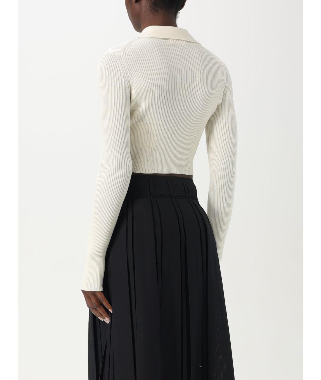 JIL SANDER Бежевый кардиган, фото 4