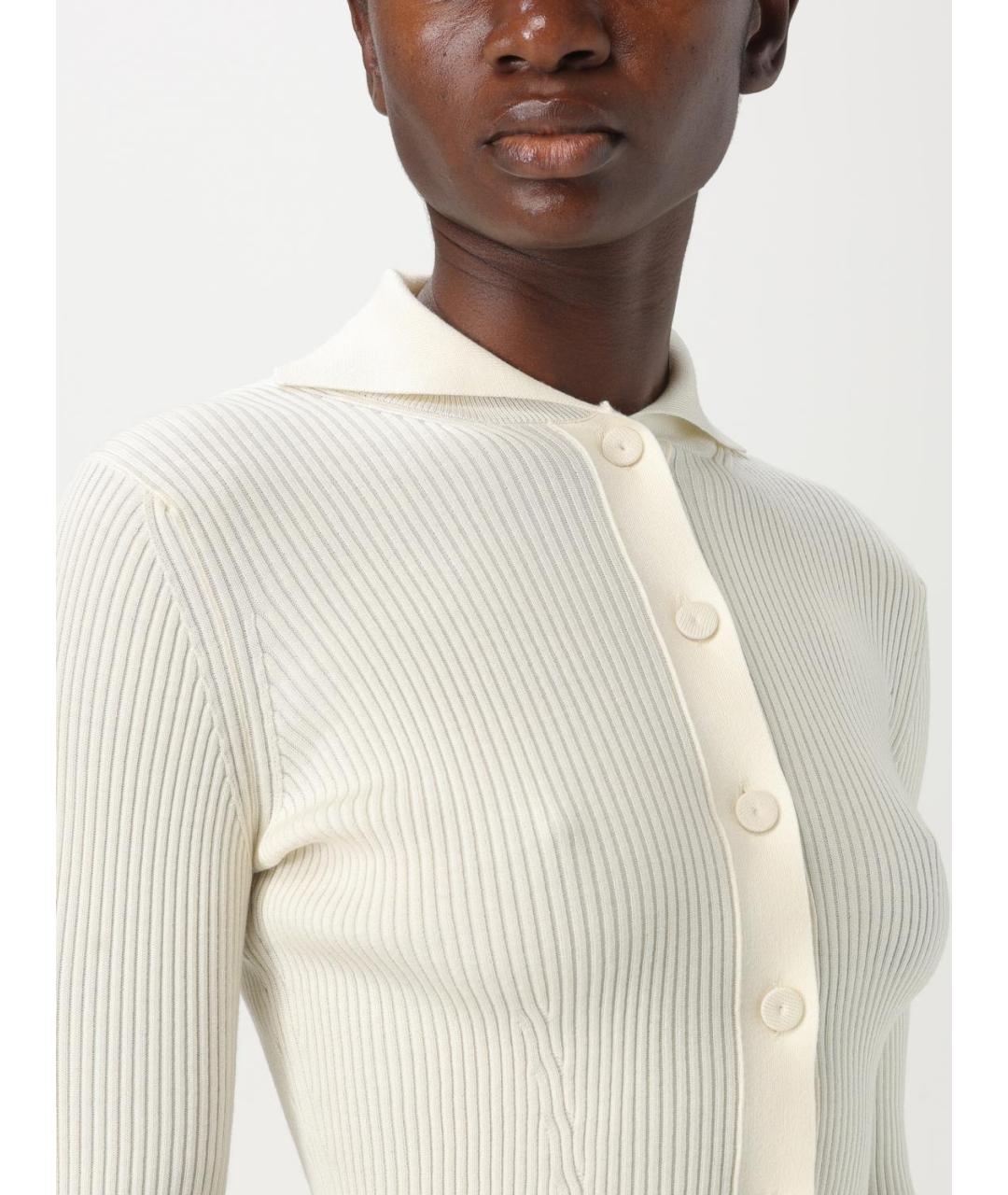 JIL SANDER Бежевый кардиган, фото 6