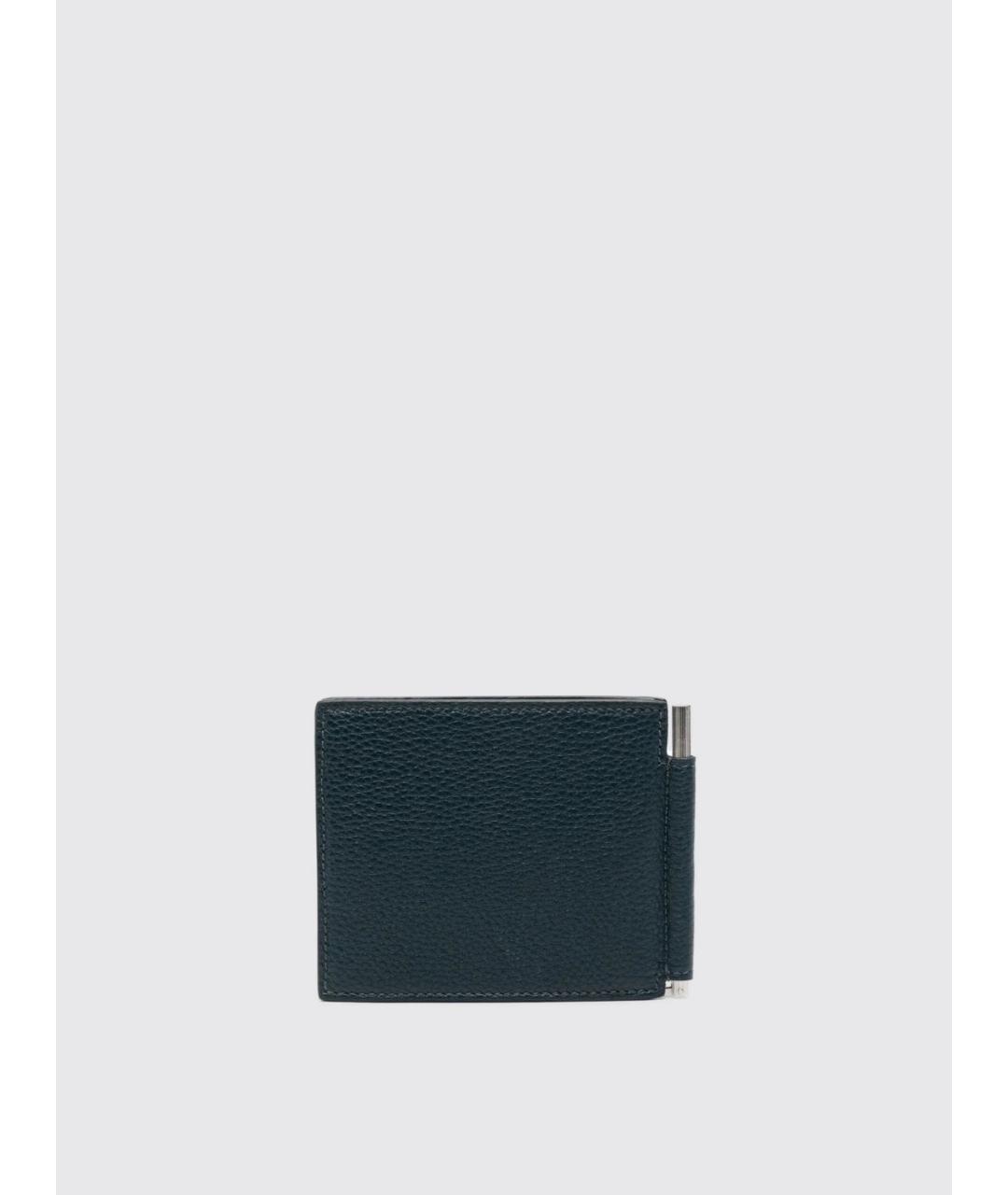TOM FORD Синий кожаный кошелек, фото 2