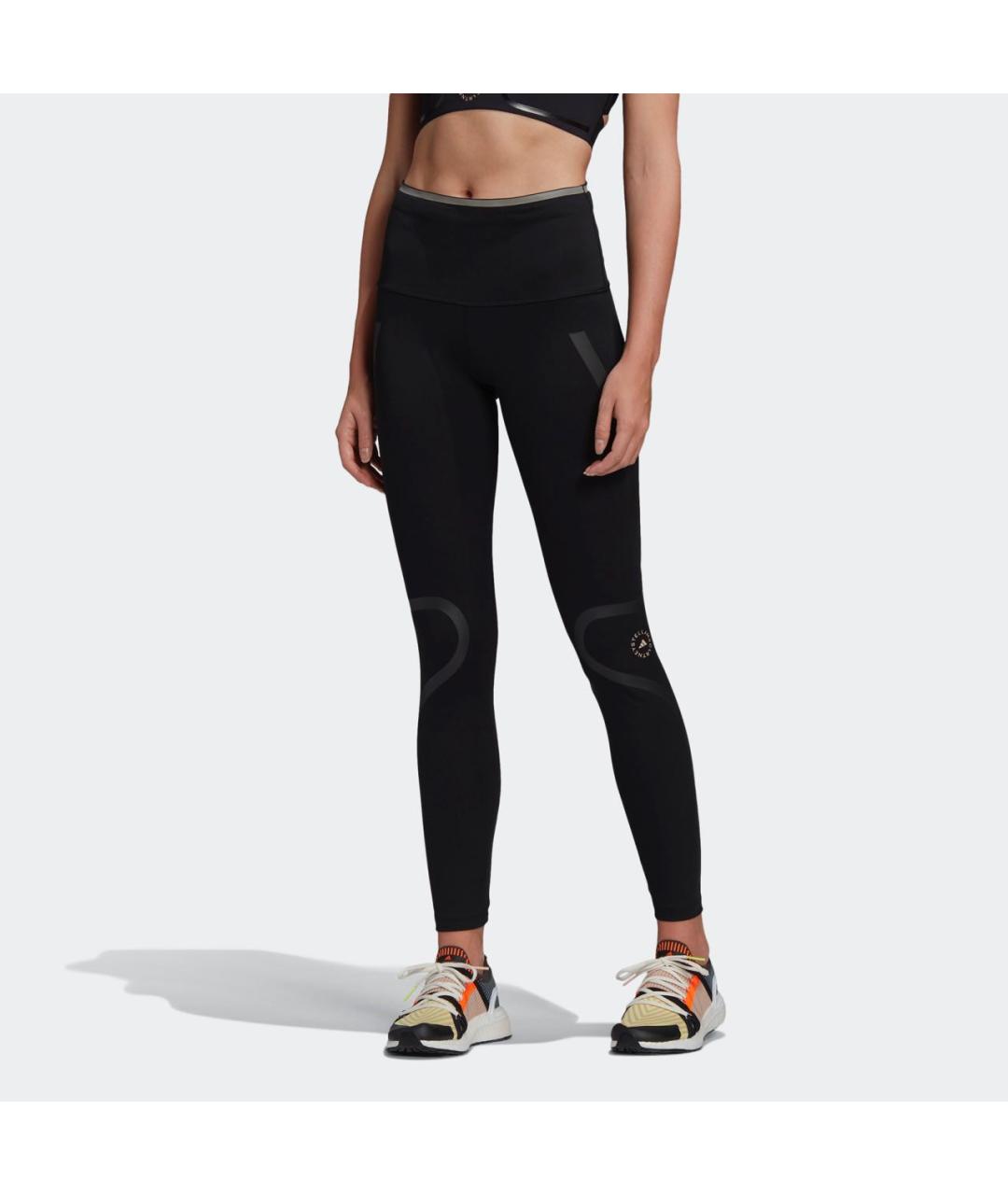 ADIDAS BY STELLA MCCARTNEY Черные полиэстеровые спортивные брюки и шорты, фото 2