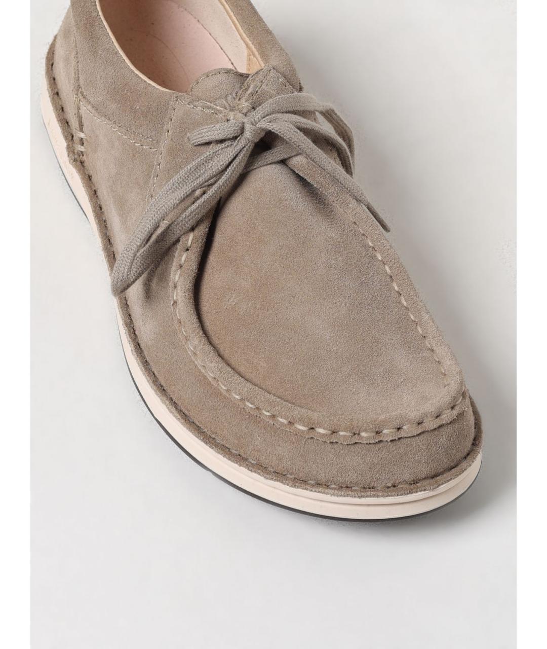 BIRKENSTOCK Бежевые низкие ботинки, фото 4