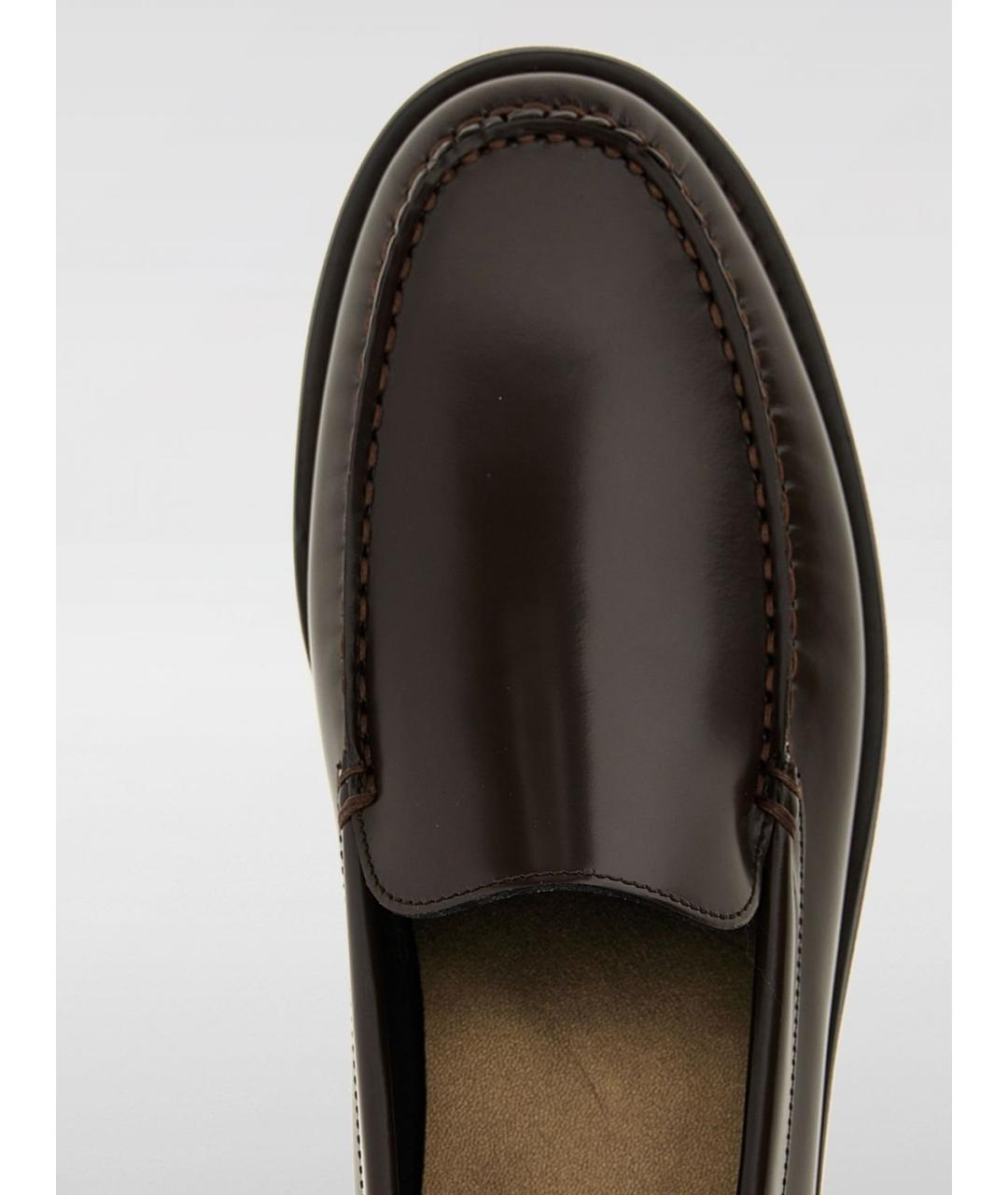 BRUNELLO CUCINELLI Коричневые лоферы, фото 4