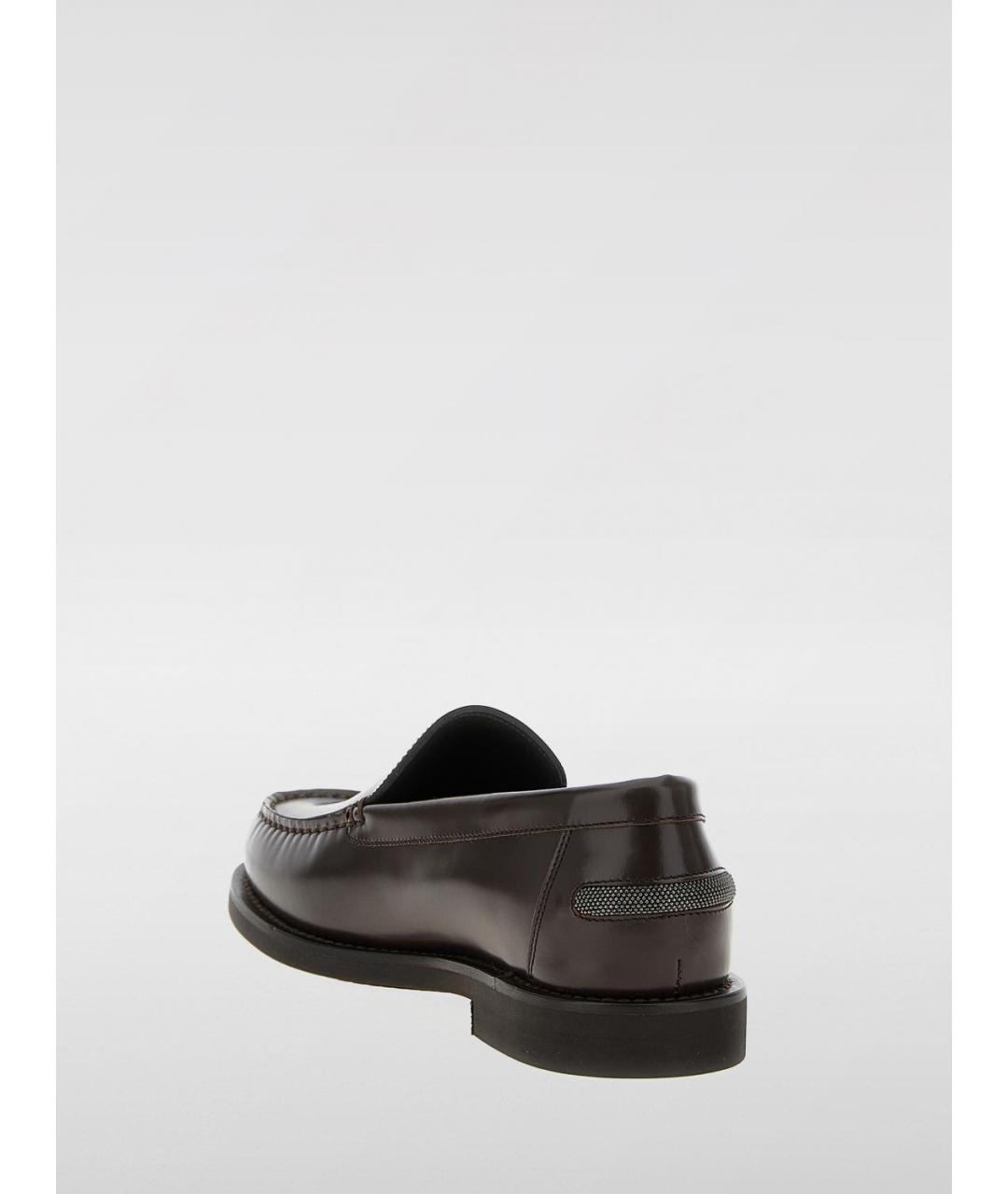BRUNELLO CUCINELLI Коричневые лоферы, фото 3