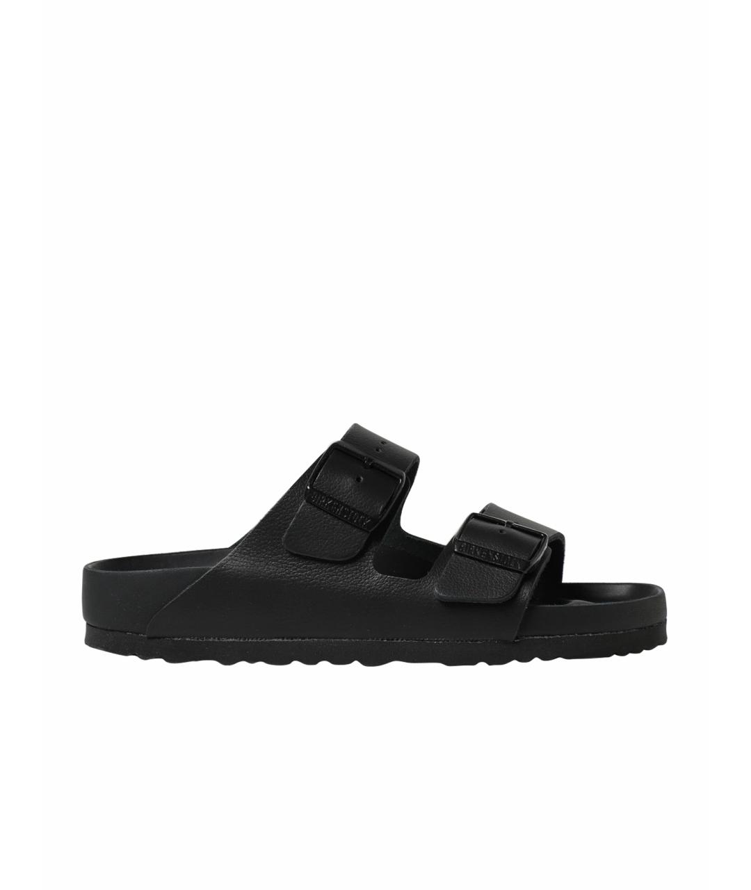 BIRKENSTOCK Черные шлепанцы, фото 1