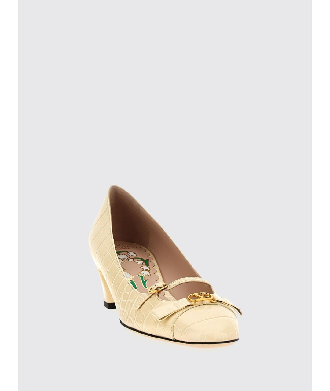 VALENTINO Бежевые туфли, фото 2