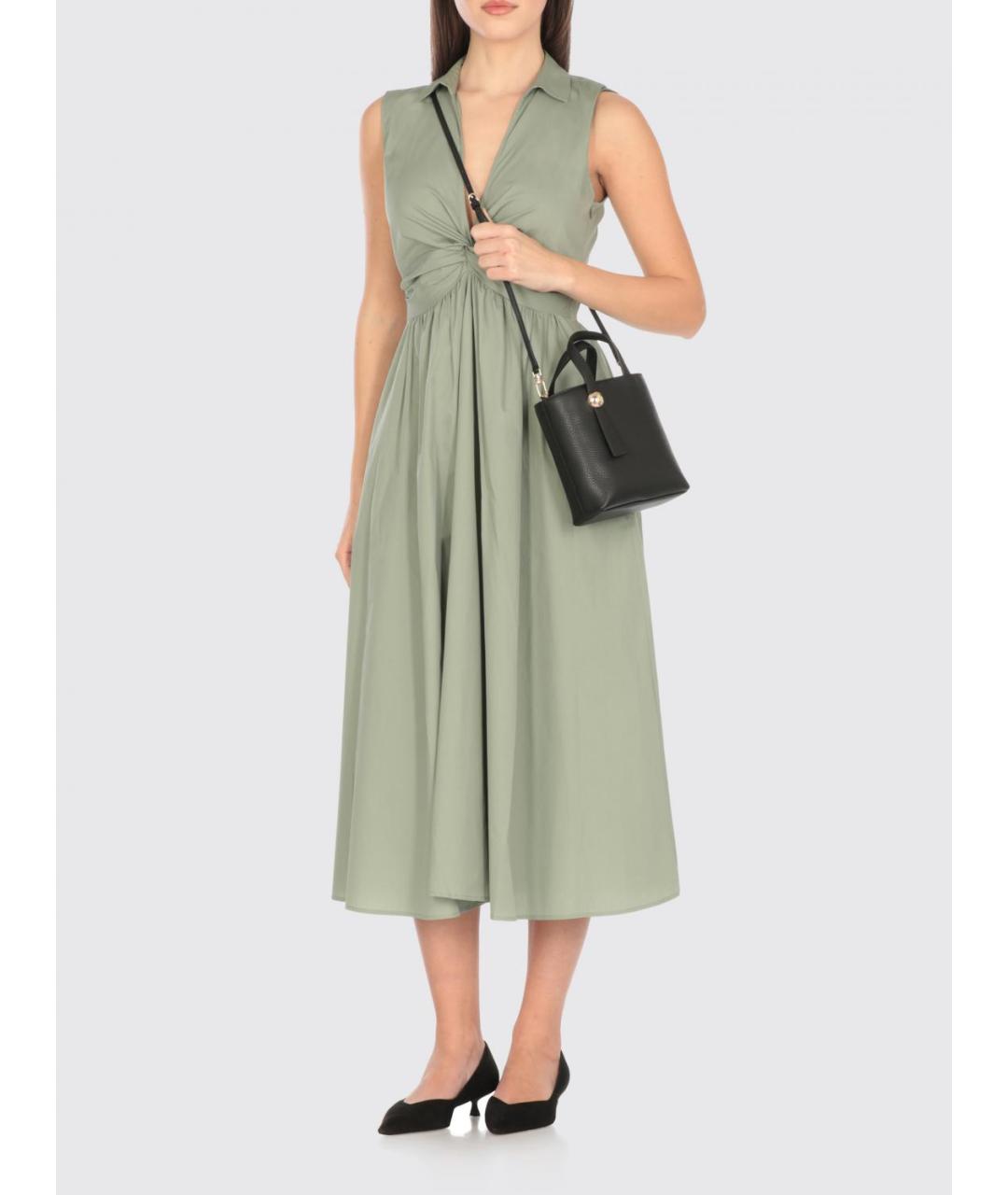 FURLA Черная кожаная сумка тоут, фото 2