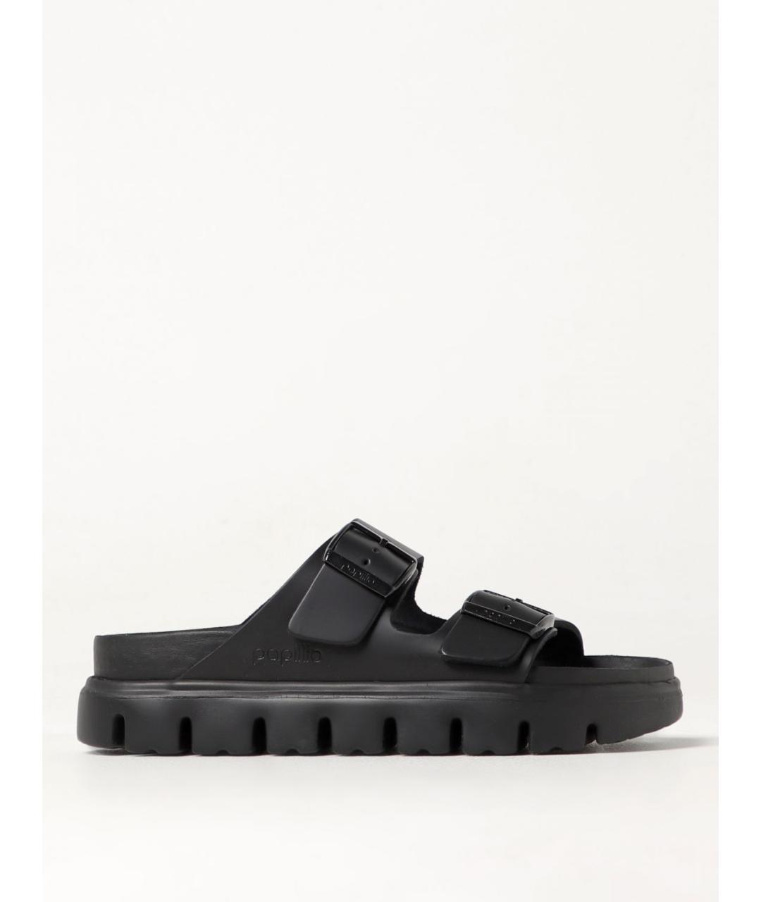 BIRKENSTOCK Черные шлепанцы, фото 5