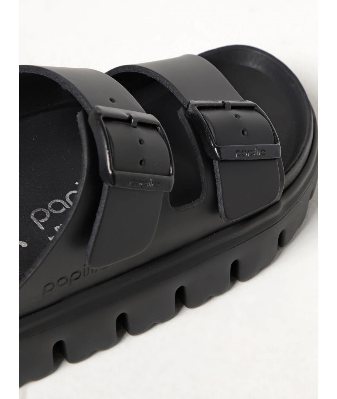 BIRKENSTOCK Черные шлепанцы, фото 4