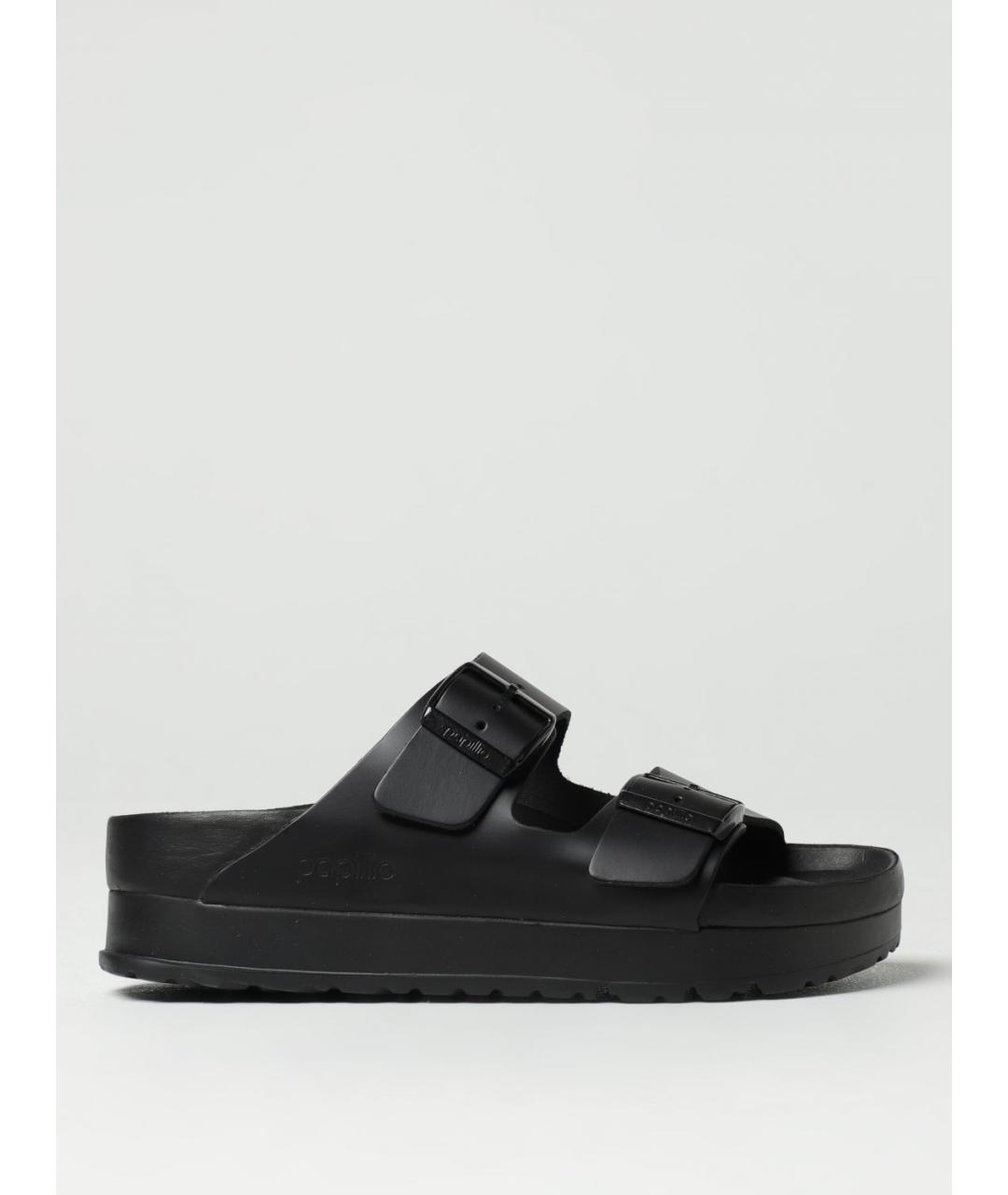 BIRKENSTOCK Черные шлепанцы, фото 5