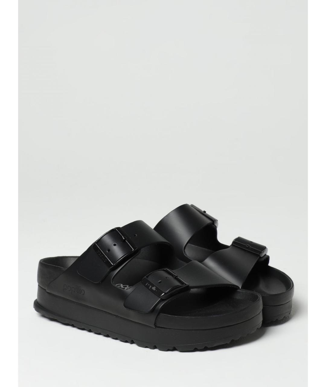 BIRKENSTOCK Черные шлепанцы, фото 2