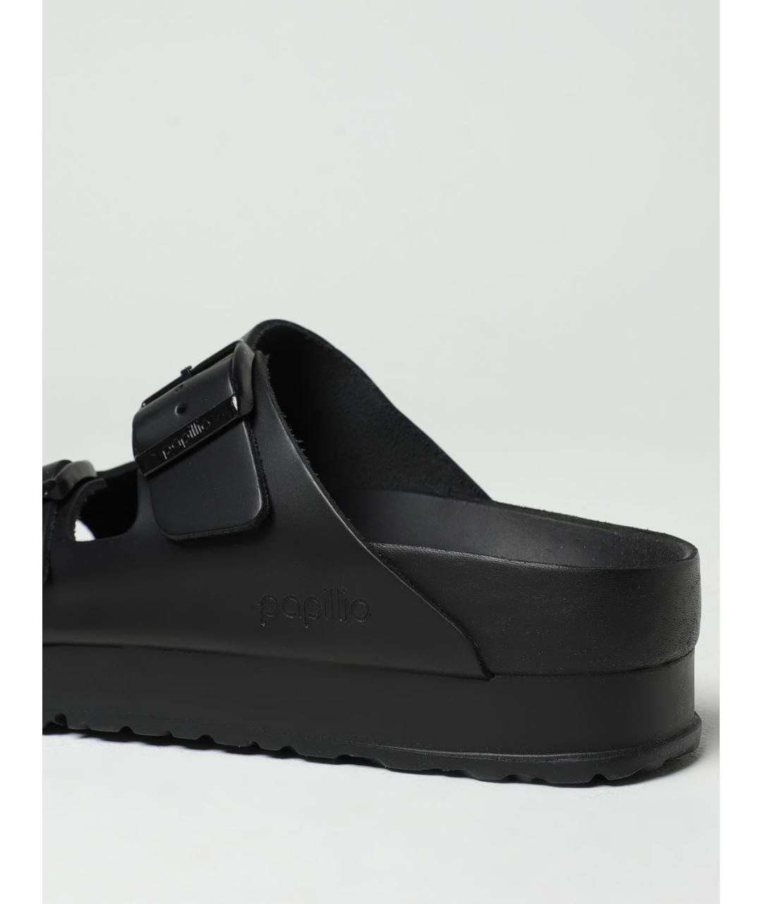 BIRKENSTOCK Черные шлепанцы, фото 4