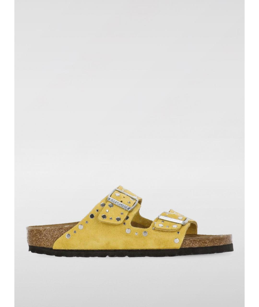 BIRKENSTOCK Желтые шлепанцы, фото 5