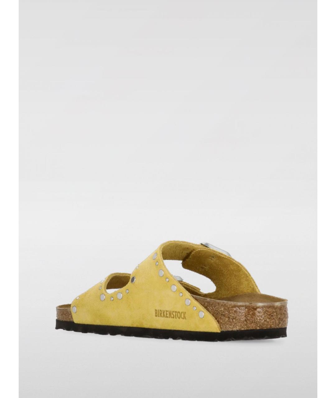 BIRKENSTOCK Желтые шлепанцы, фото 3