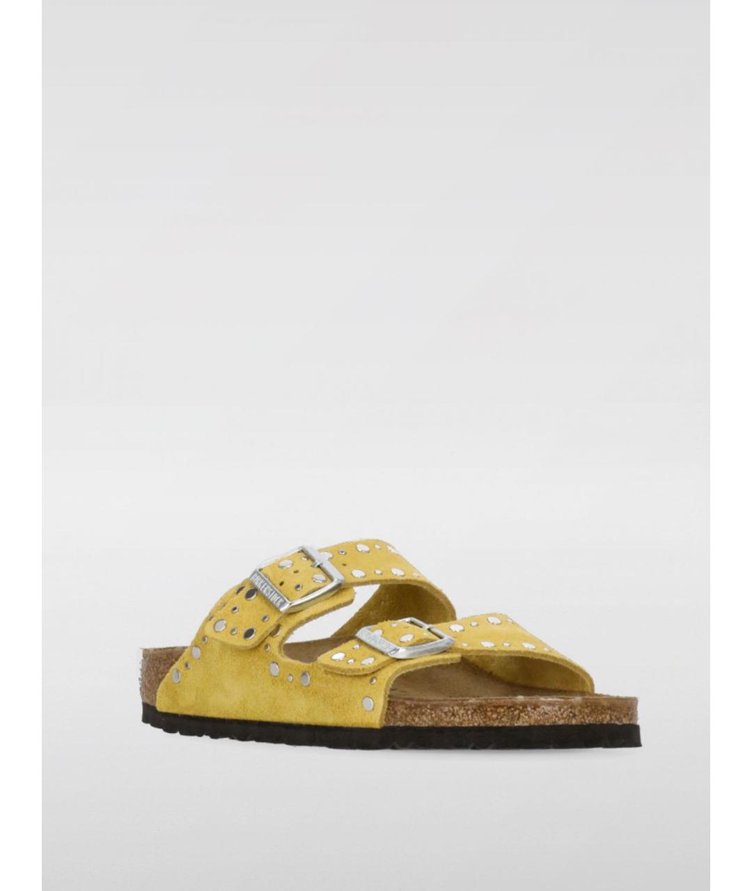 BIRKENSTOCK Желтые шлепанцы, фото 2