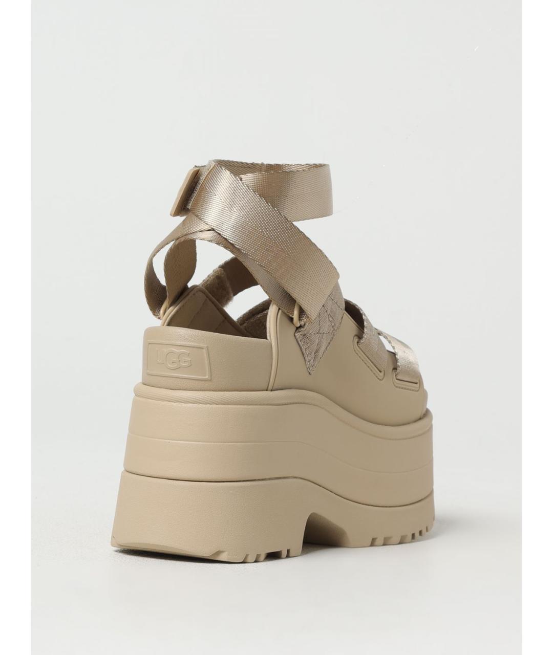 UGG AUSTRALIA Бежевые сандалии, фото 3