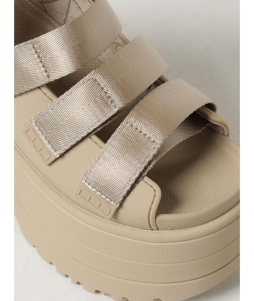 UGG AUSTRALIA Бежевые сандалии, фото 4