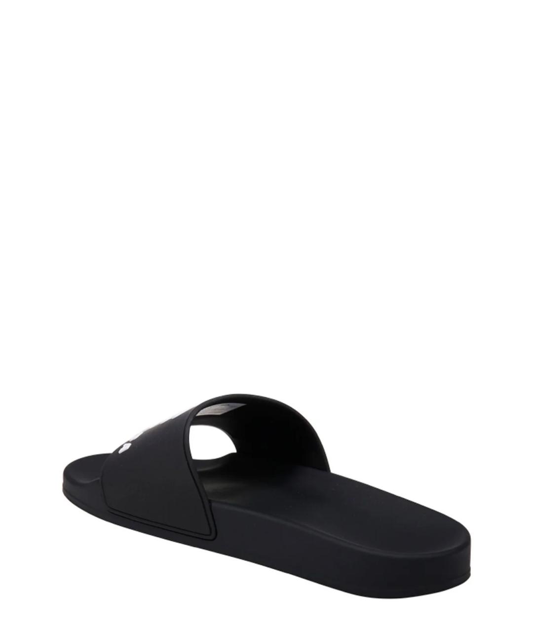 BALENCIAGA Черные шлепанцы, фото 4