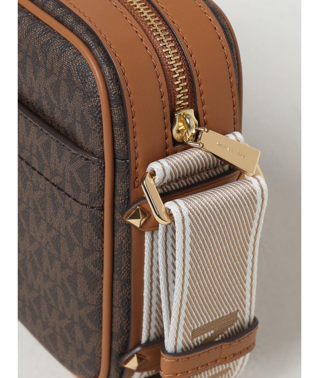 MICHAEL KORS Коричневая сумка через плечо, фото 3