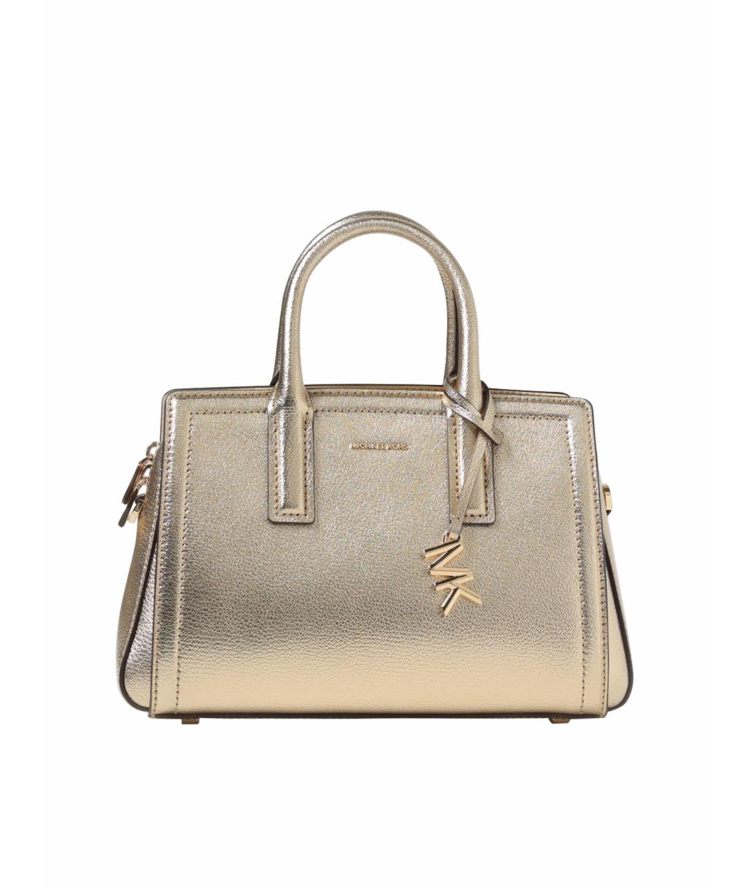 MICHAEL KORS Золотая сумка тоут, фото 1