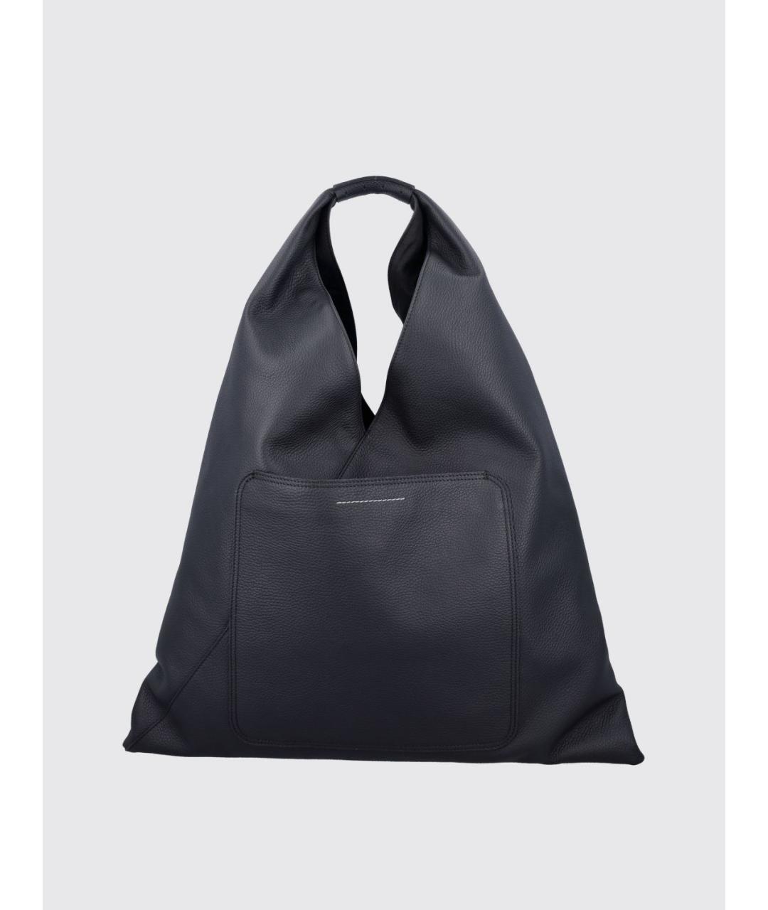 MM6 MAISON MARGIELA Черная сумка тоут, фото 2